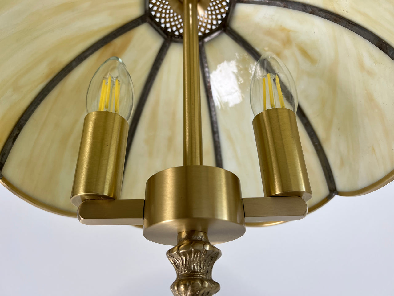 All Copper European Art Table Lamp
