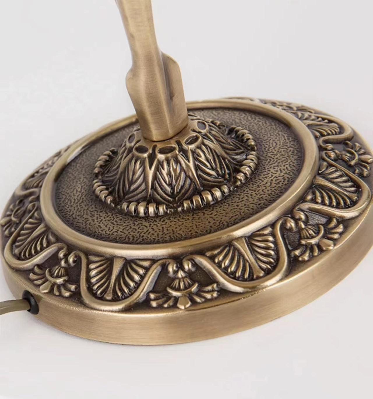 All Copper European Art Table Lamp