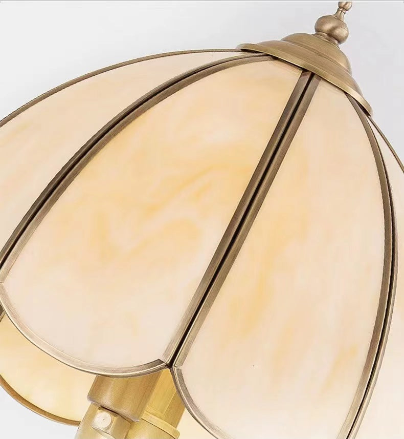 All Copper European Art Table Lamp