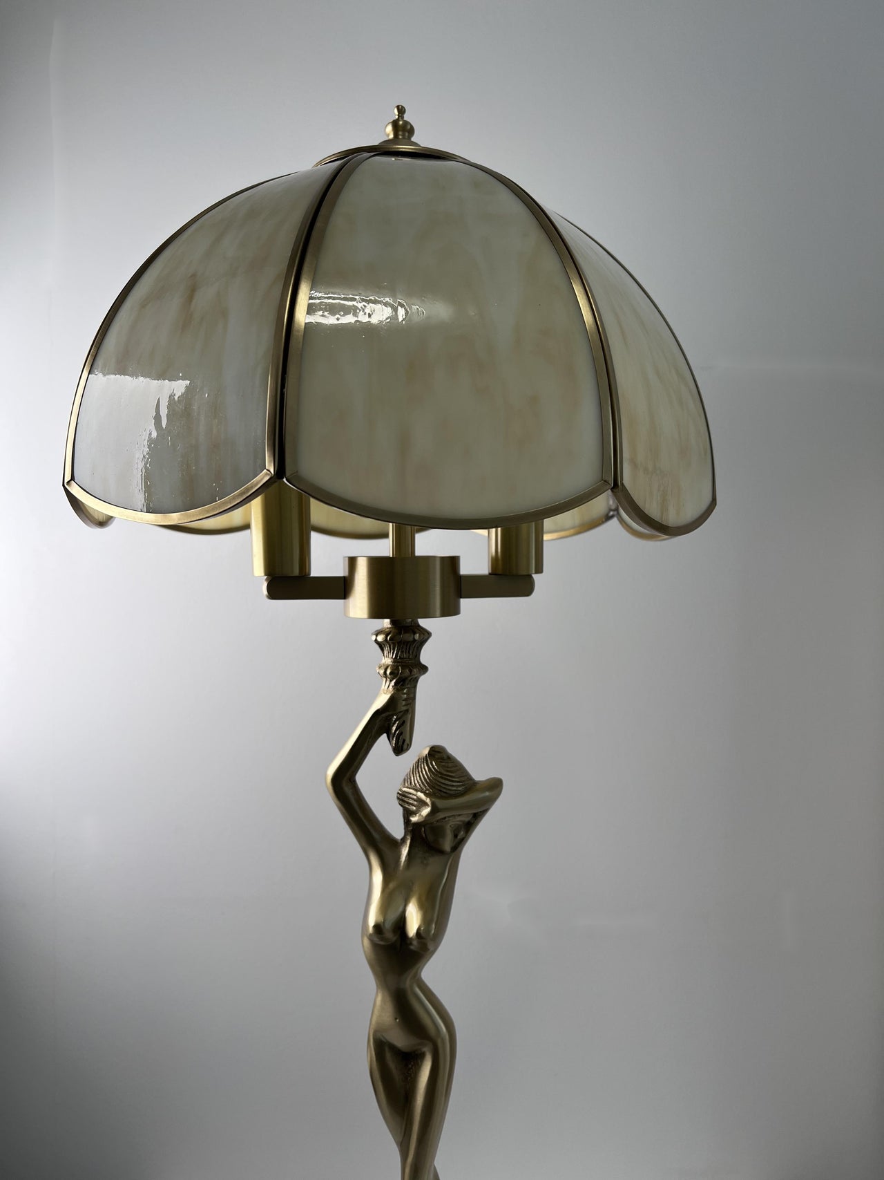 All Copper European Art Table Lamp