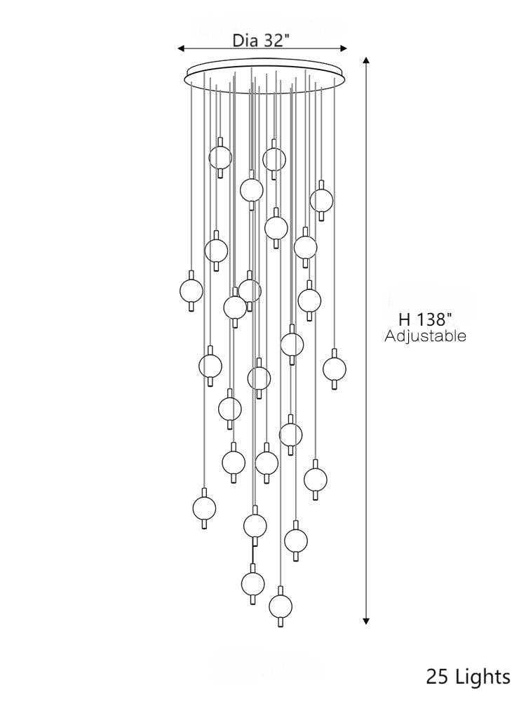 foyer chandelier modern