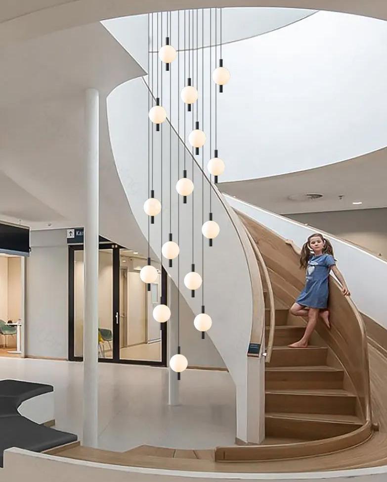 Modern Glass Globe Pendant Light for Stylish Hallways