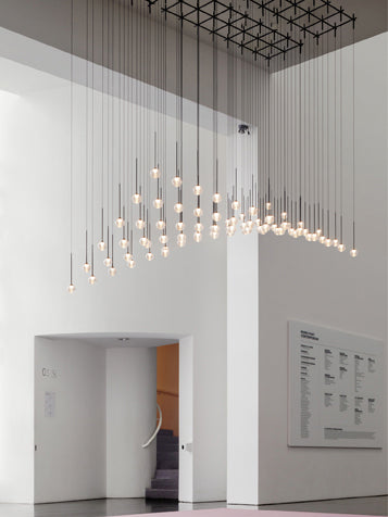 round crystal chandelier