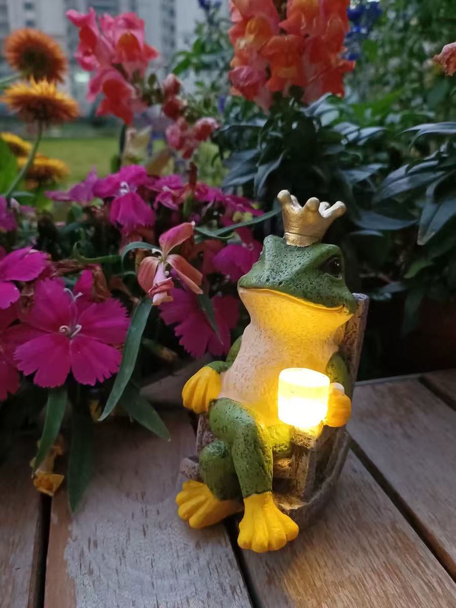 Creative Frog Ornaments Solar Outdoor Lights