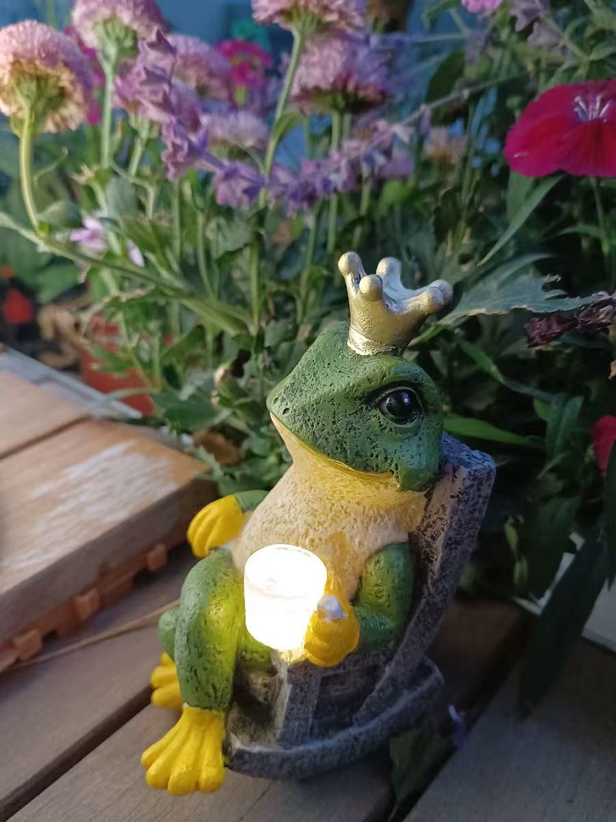 Creative Frog Ornaments Solar Outdoor Lights