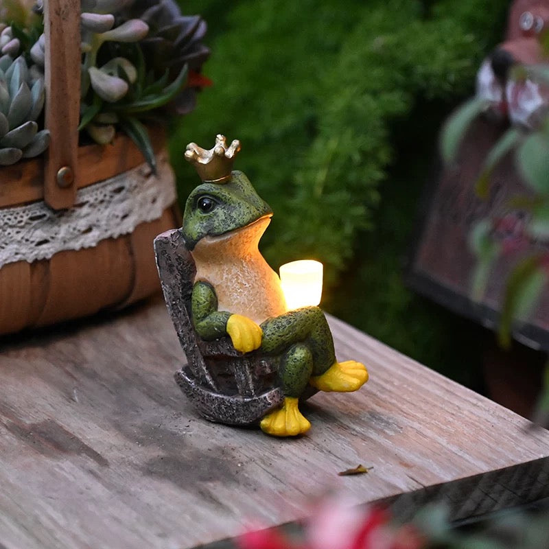 Creative Frog Ornaments Solar Outdoor Lights