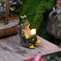 Thumbnail for Creative Frog Ornaments Solar Outdoor Lights