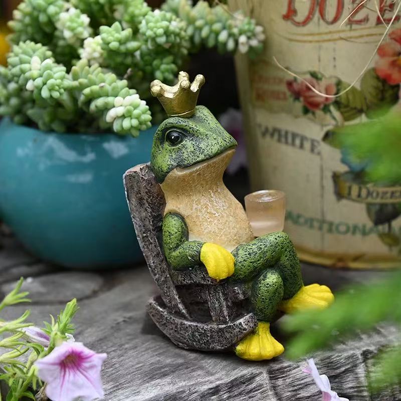 Creative Frog Ornaments Solar Outdoor Lights