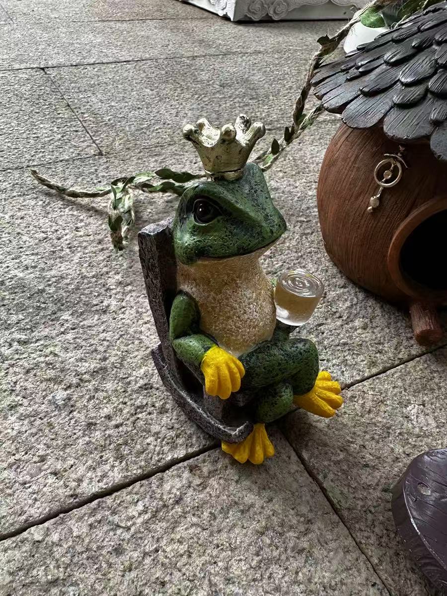 Creative Frog Ornaments Solar Outdoor Lights