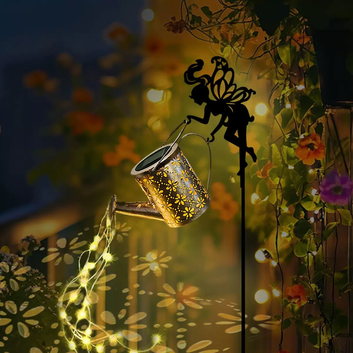Flower Fairy Outdoor Solar Decorative Lights