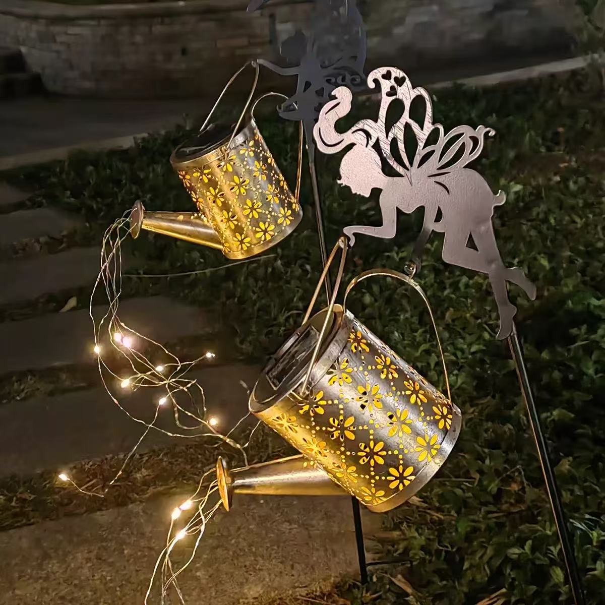 Flower Fairy Outdoor Solar Decorative Lights