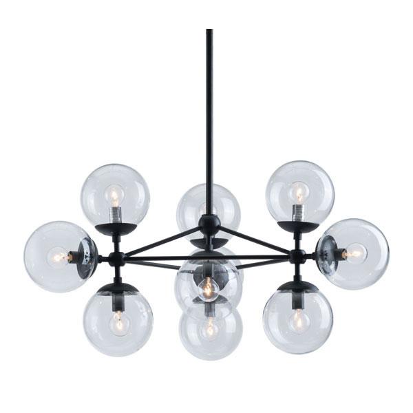 Glass Bubble Ball Geometric Chandelier