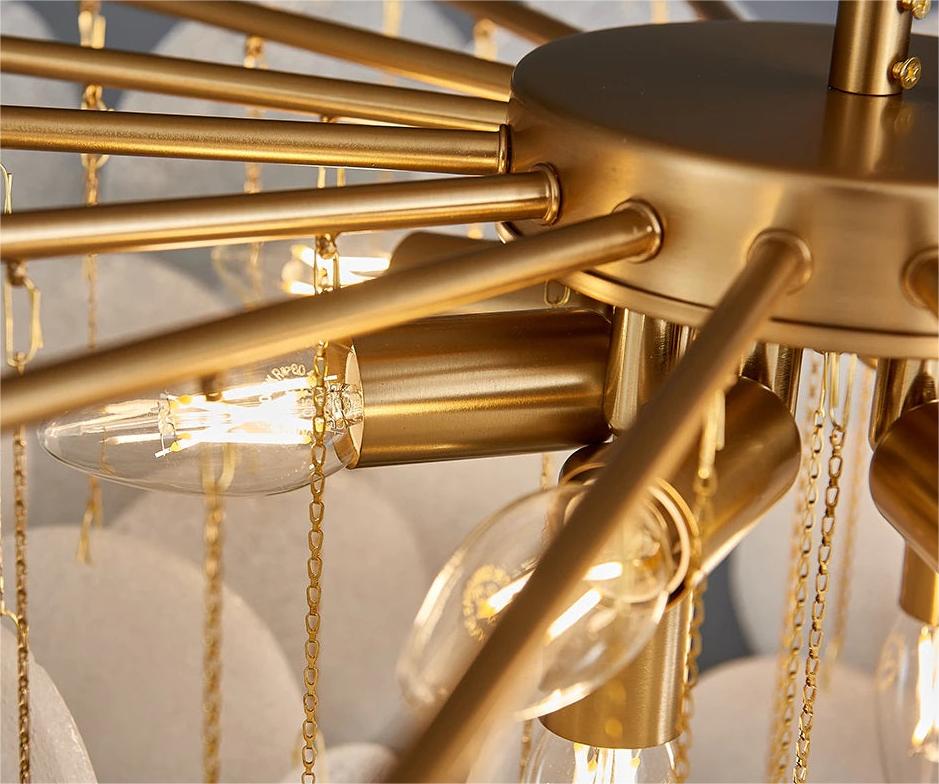 Glass Modern Art Chandelier