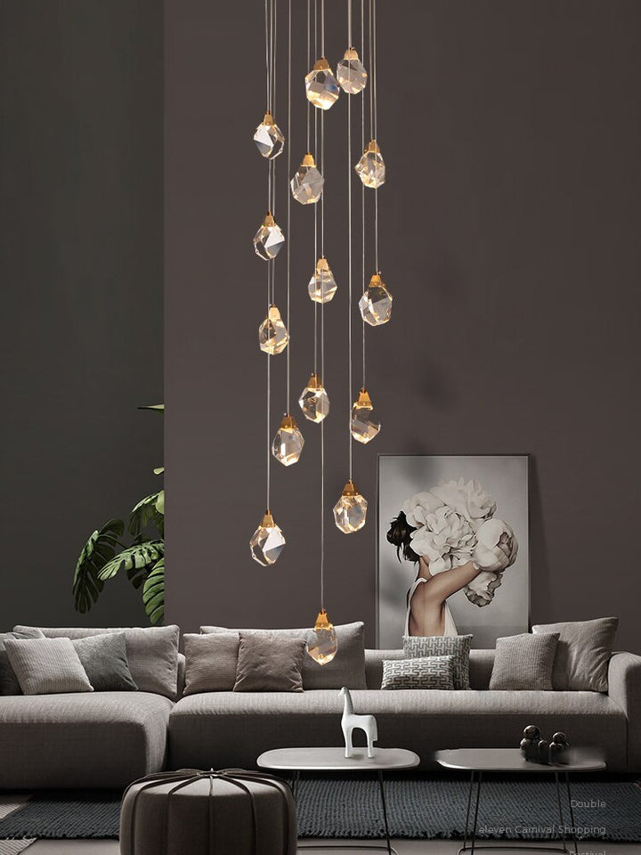 pendant crystal light