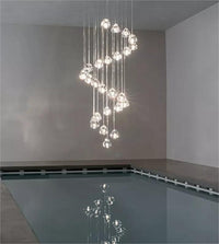 Thumbnail for Contemporary twist on staircase illumination