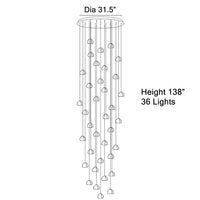 Thumbnail for Stylish pendant light for luxurious staircases