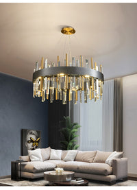 Thumbnail for Living Room Modern Round Crystal Chandelier