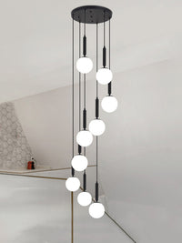 Thumbnail for Luxury Bubble Ball Staircase Chandelier