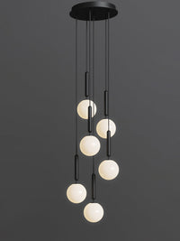 Thumbnail for Luxury Bubble Ball Staircase Chandelier