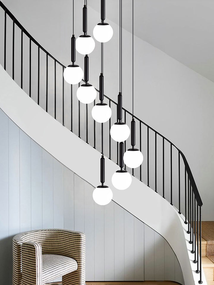 Luxury Bubble Ball Staircase Chandelier