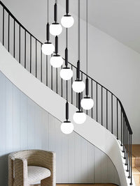 Thumbnail for Luxury Bubble Ball Staircase Chandelier