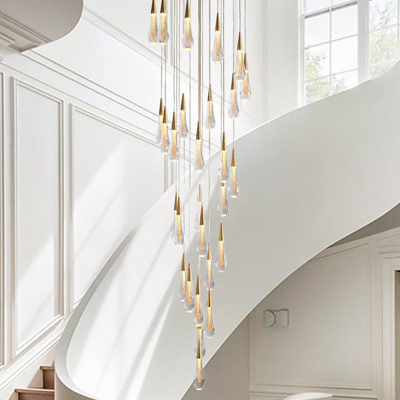 Stylish pendant light for stairwells