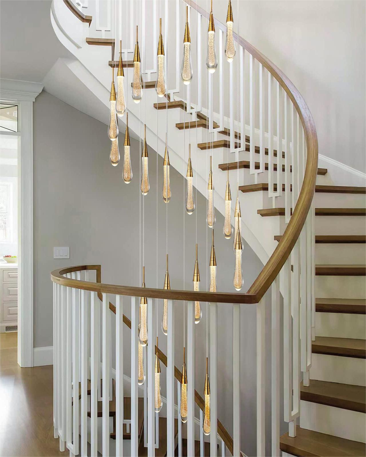 Adding character to staircase illumination