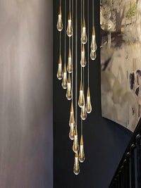 Thumbnail for Minimalist pendant light for stairwells