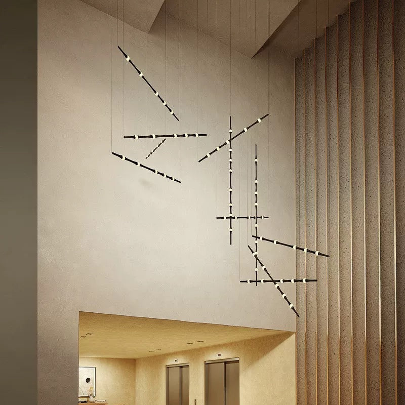 Modern LED chandelier