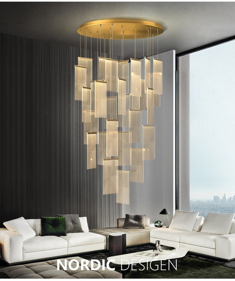 Contemporary design for staircase lighting