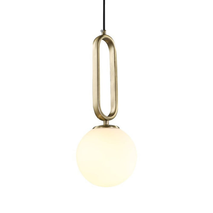 Modern Minimalist Glass Ball Chandelier