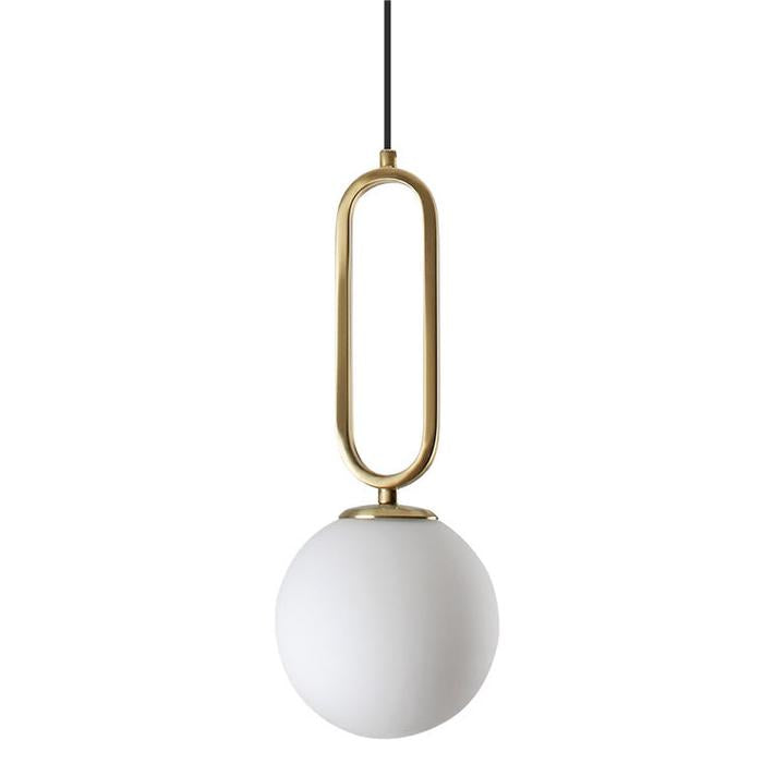 Modern Minimalist Glass Ball Chandelier