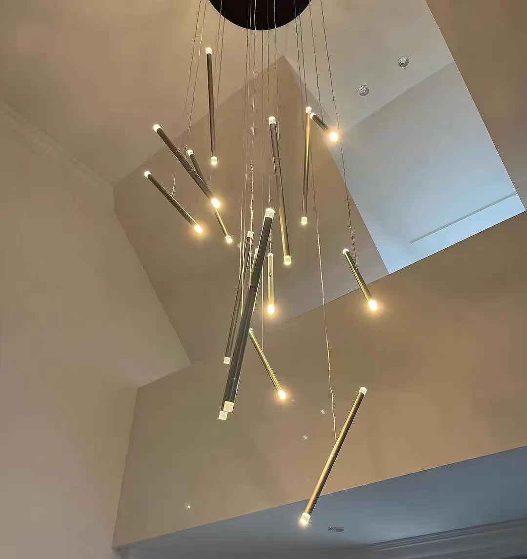 crystal chandelier with contemporary design