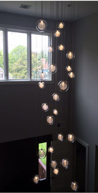 Thumbnail for Nordic Bubble Ball Raindrop Chandelier