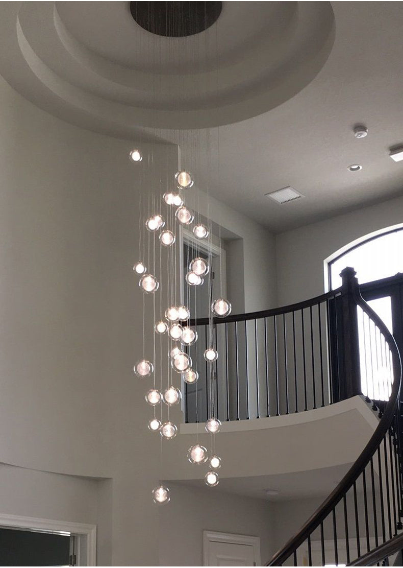 Nordic Bubble Ball Raindrop Chandelier