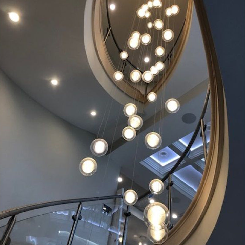 Nordic Bubble Ball Raindrop Chandelier