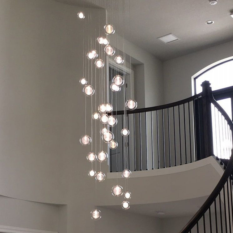 Nordic Bubble Ball Raindrop Chandelier