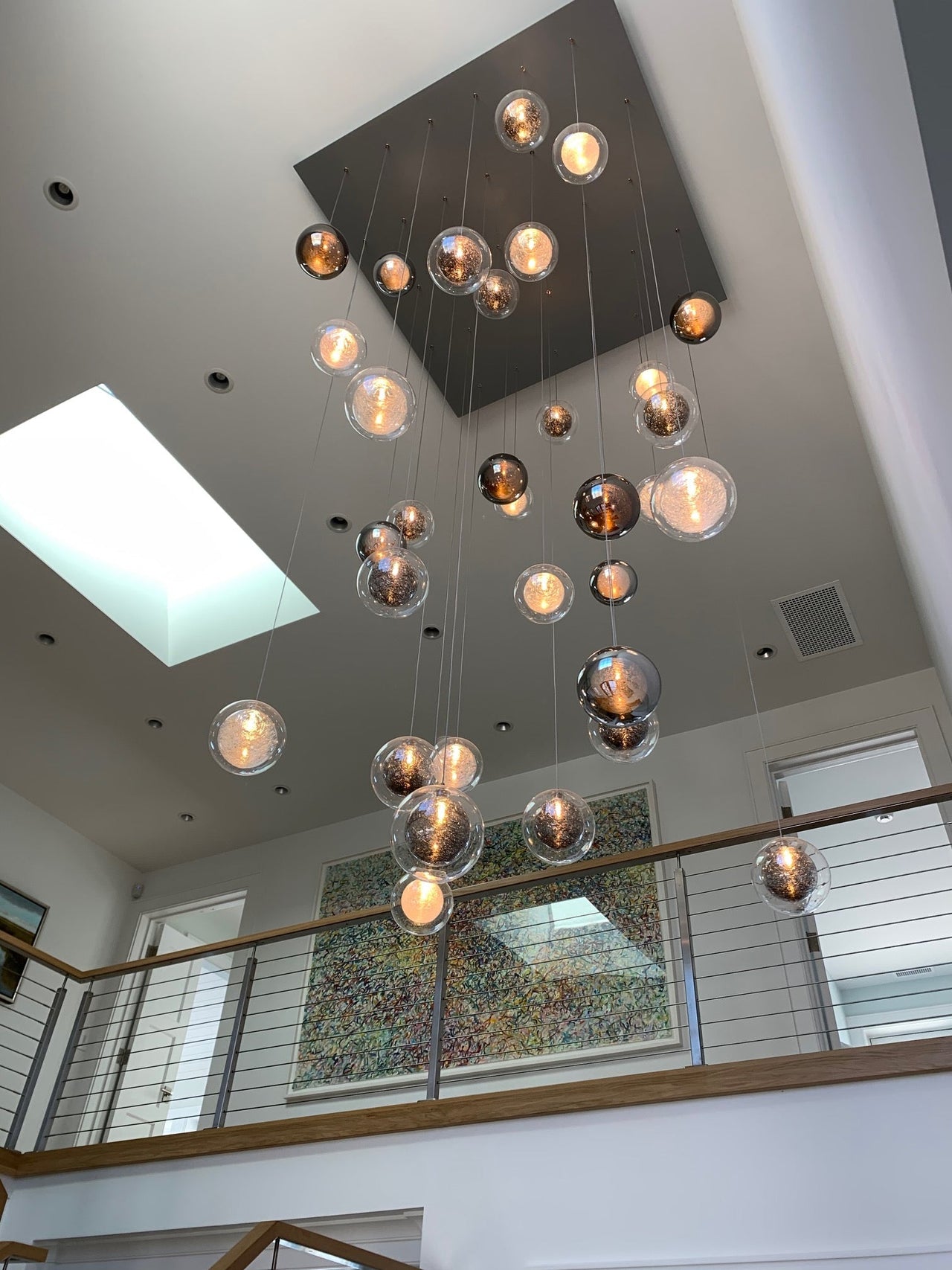 Nordic Bubble Ball Raindrop Chandelier