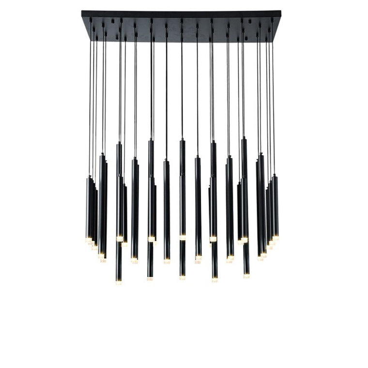 Nordic Light Luxury Cylindrical Art Chandelier