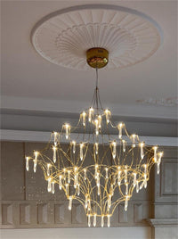 Thumbnail for Nordic Stainless Steel Crystal Light Luxury Chandelier