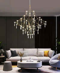 Thumbnail for Nordic Stainless Steel Crystal Light Luxury Chandelier