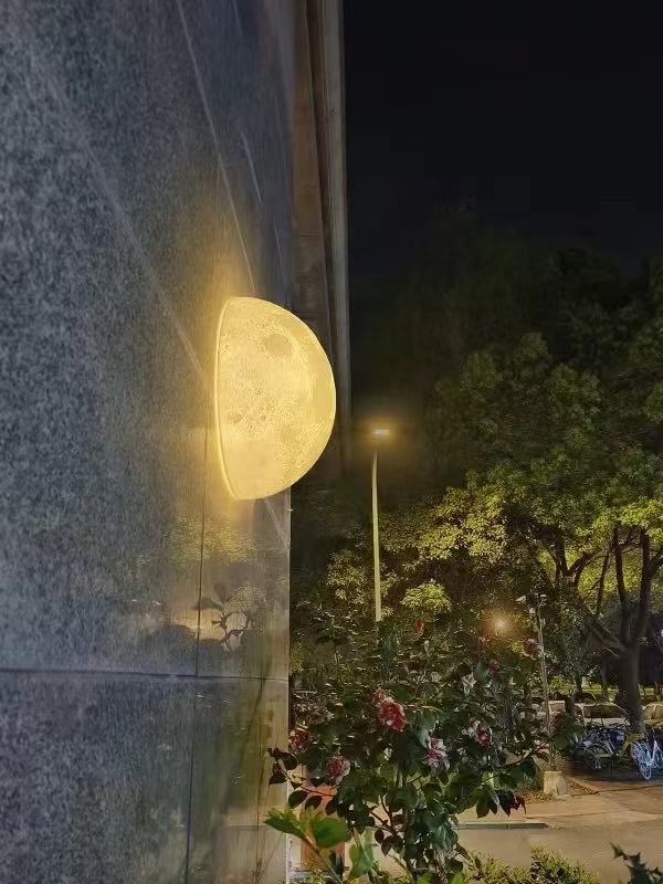 Outdoor Moon Wall Lamp