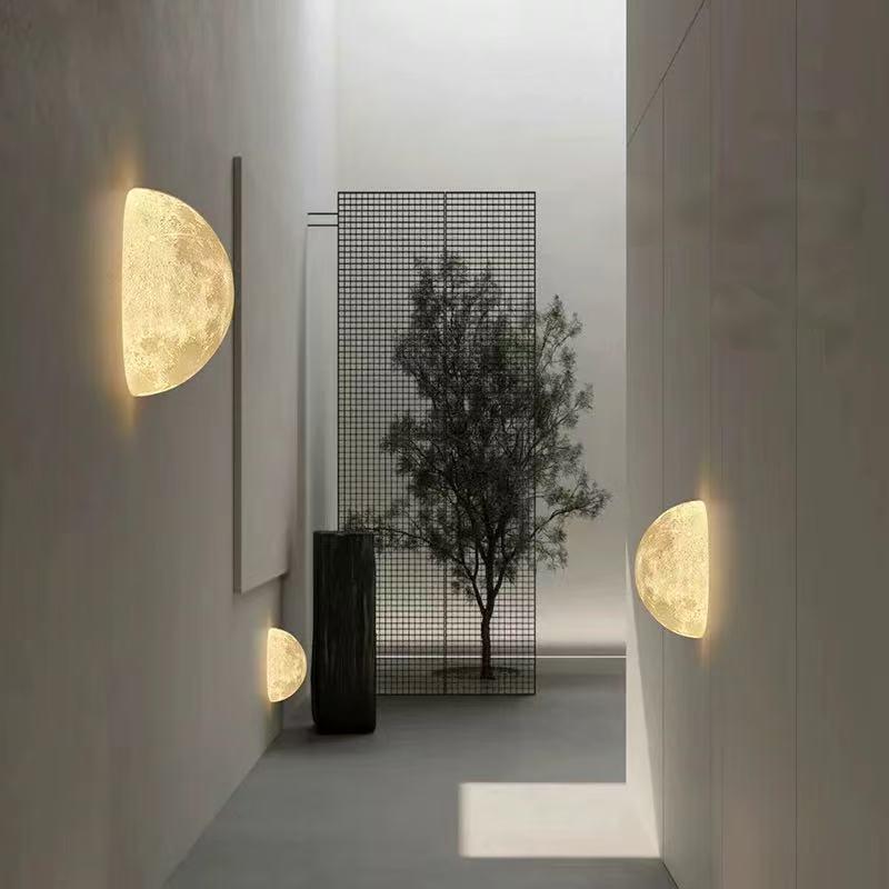 Outdoor Moon Wall Lamp