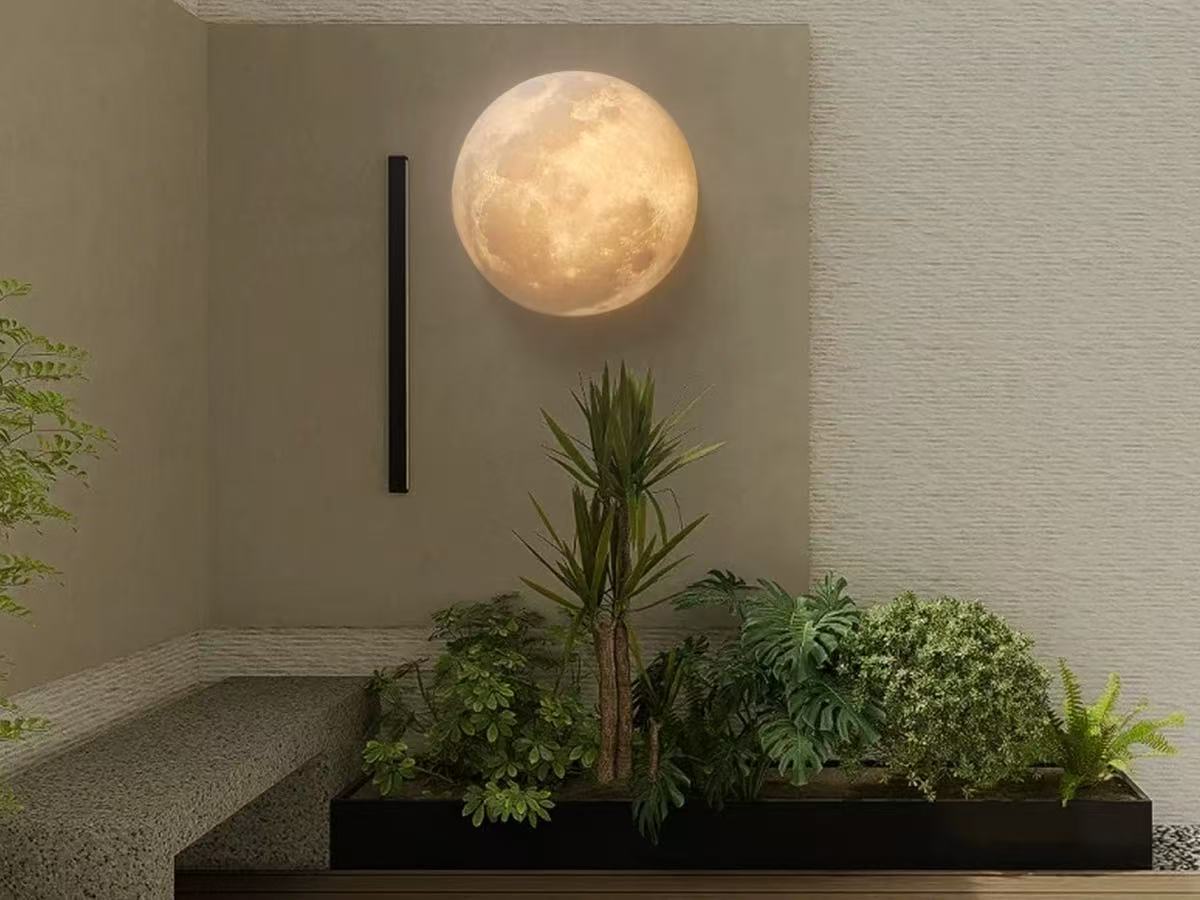 Outdoor Moon Wall Lamp