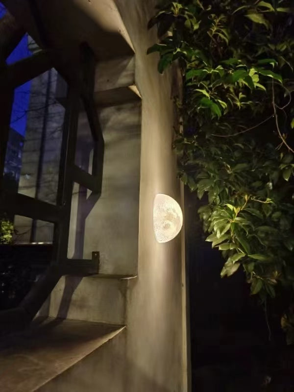 Outdoor Moon Wall Lamp