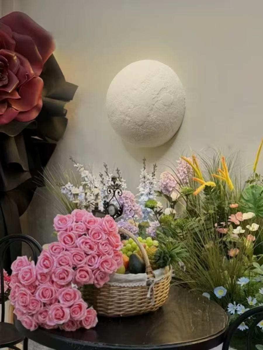Outdoor Moon Wall Lamp