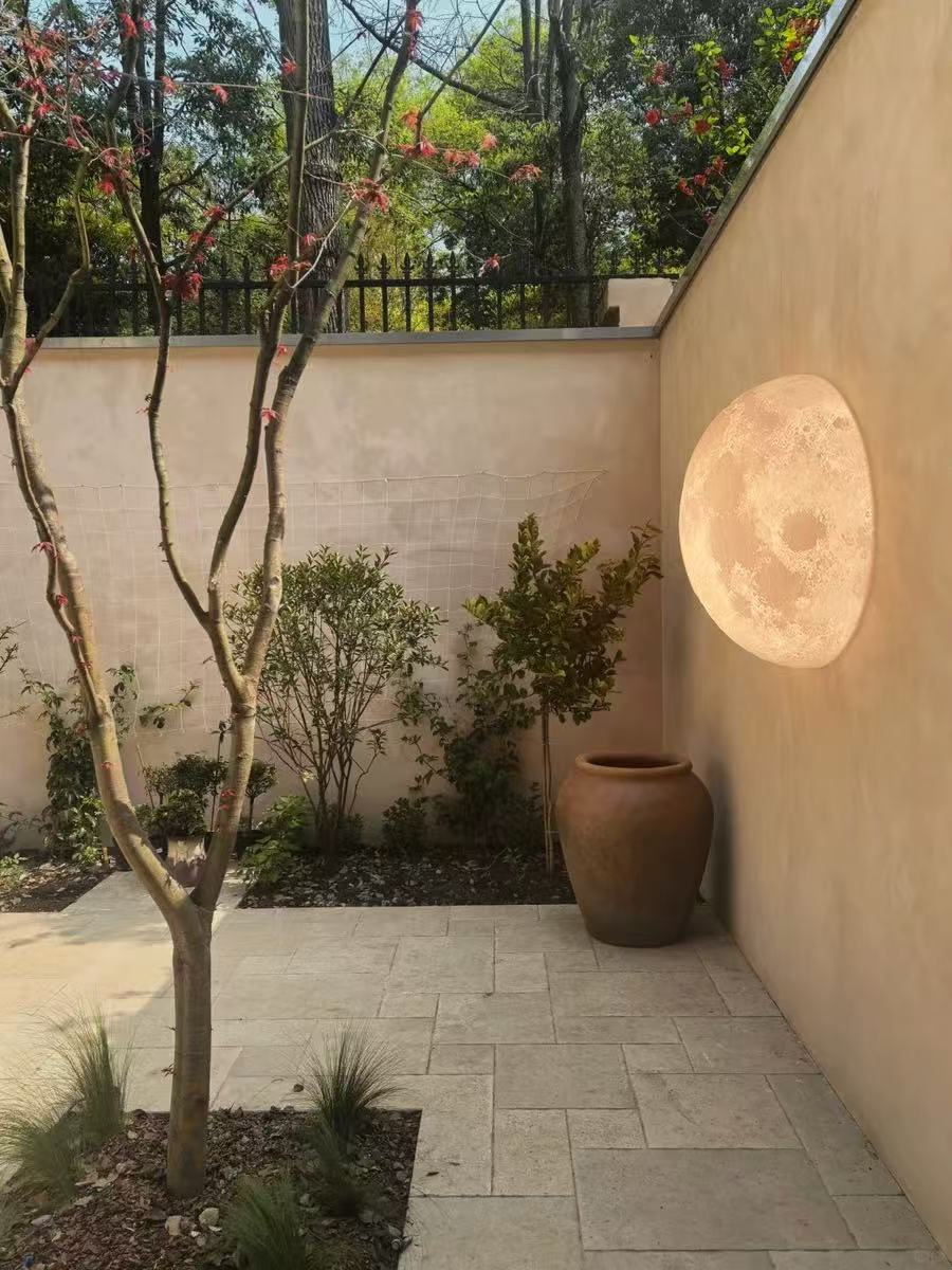 Outdoor Moon Wall Lamp