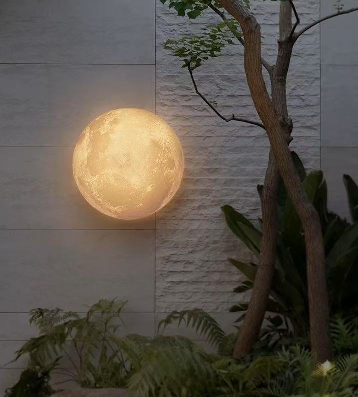 Outdoor Moon Wall Lamp