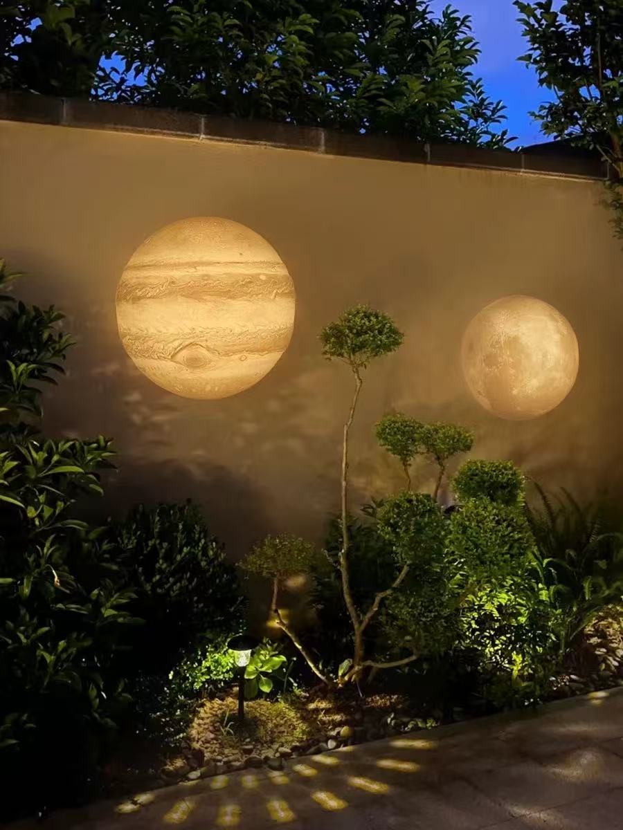 Outdoor Moon Wall Lamp