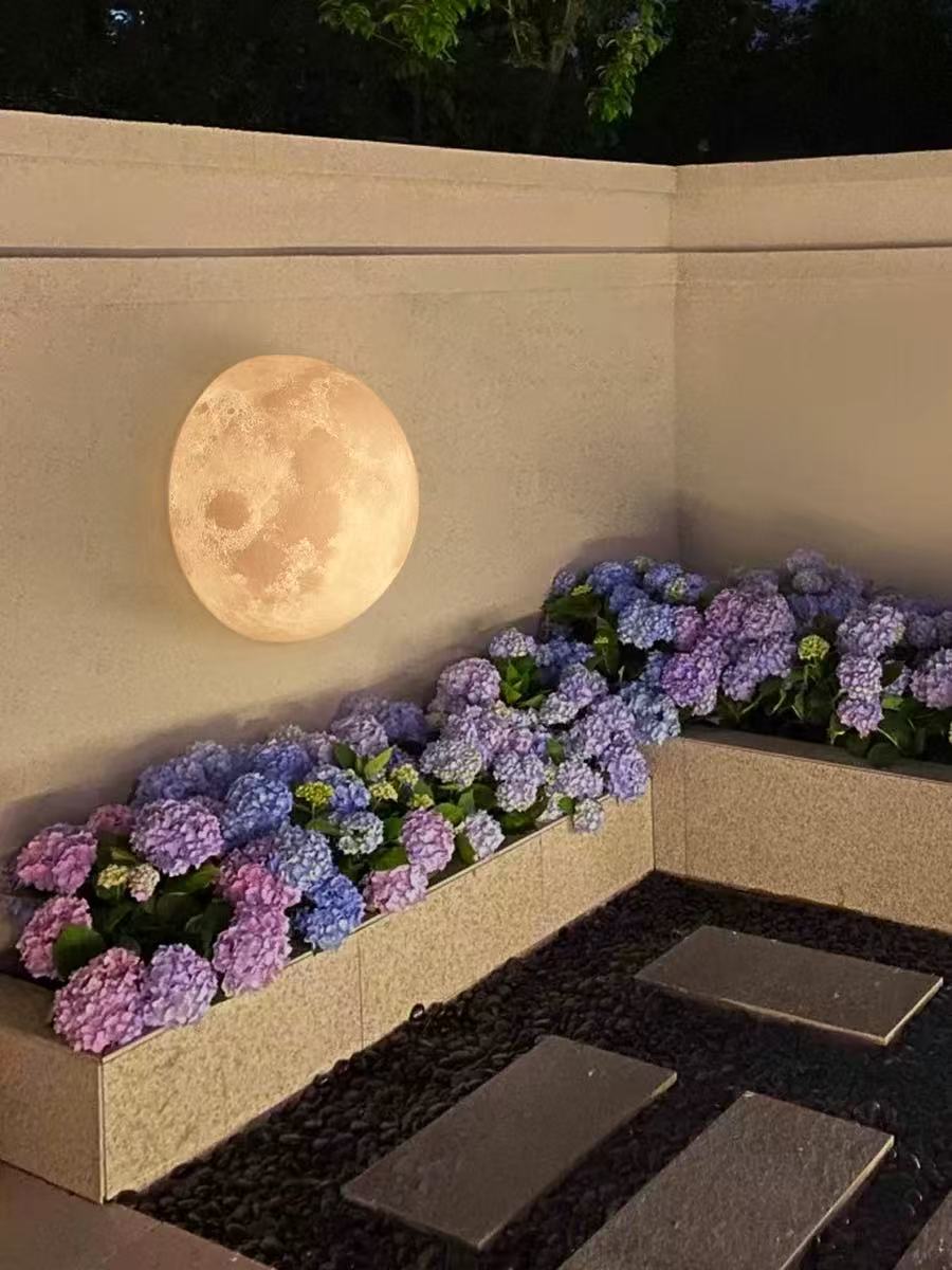 Outdoor Moon Wall Lamp